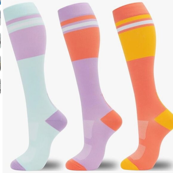 Brand new - Colorful Compression Socks - Picture 2 of 3